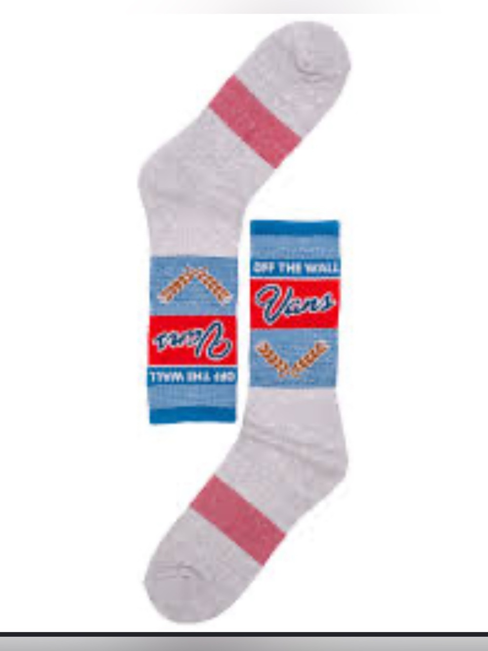 Vans Off The Wall Mens Crew Socks SZ XL (9.5-13) NWT